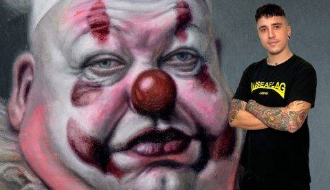 Retrato realista al óleo